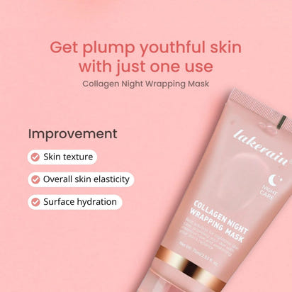 Lakerain® Turmeric & Collagen Night Wrapping Mask Duo