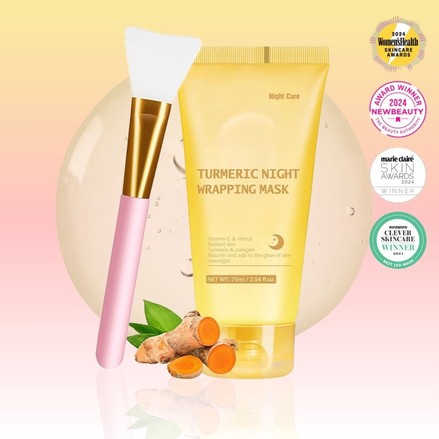 Lakerain® Turmeric Night Wrapping Mask